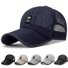 Mesh Baseball Cap Summer Outdoor Sun Cap Casual Sport Hat