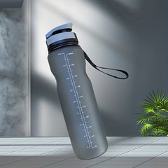 1000ml Leak Proof Water Bottle with Slogan Graphic