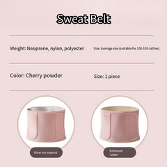 Adjustable Sweat Waist Belt for Core Training Yoga Fitness