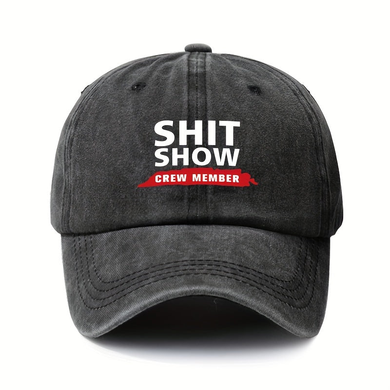 Fashionable Letter Printed Baseball Cap Adjustable Sunscreen Cap