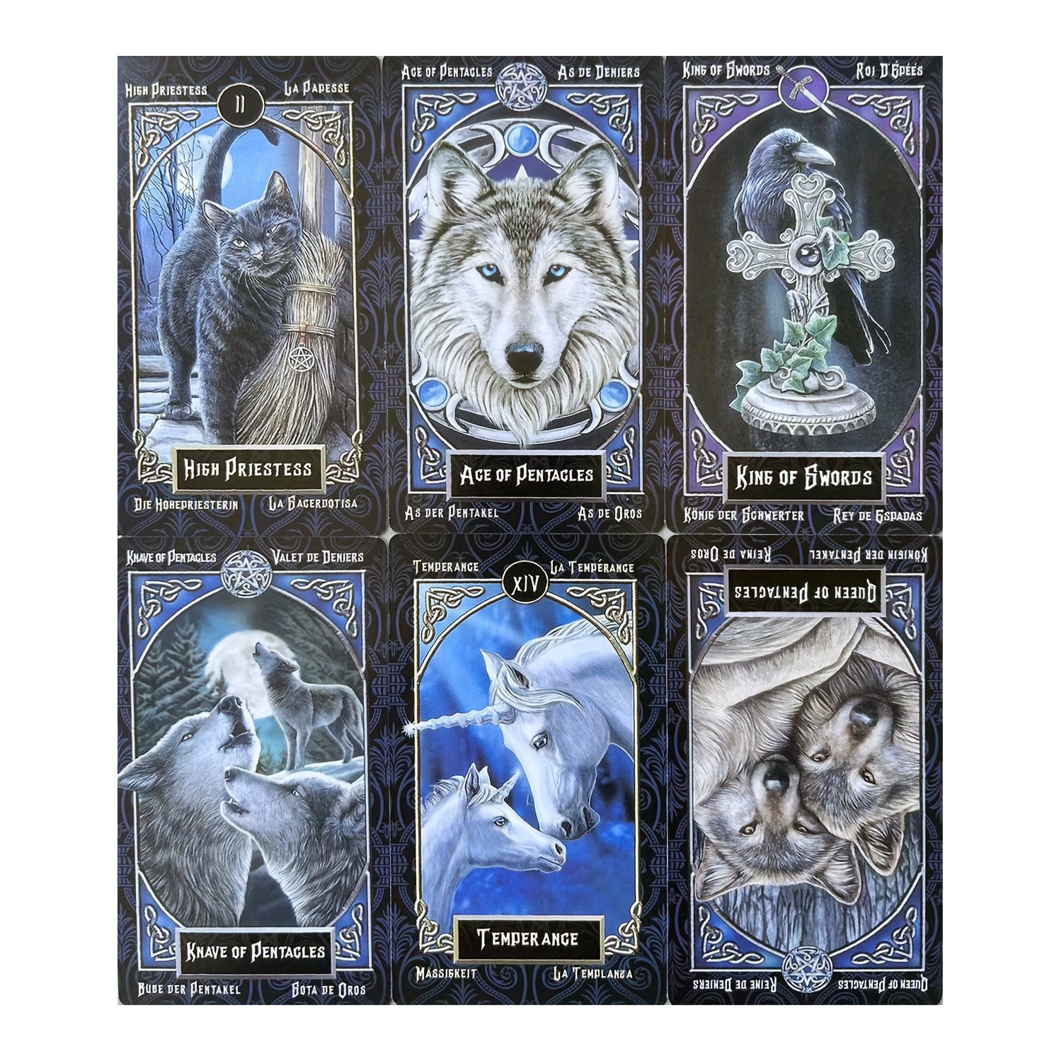 Anime Tarot Cards Deck with 78 Cards