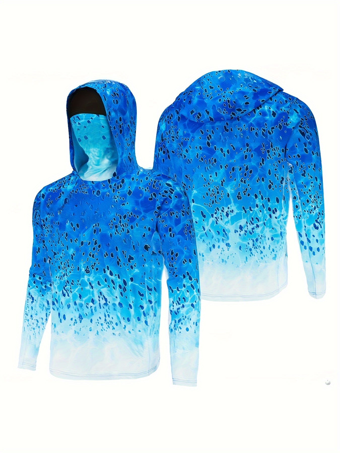 Men's UV Sun Protection Fishing Shirt Long Sleeve Hoodie