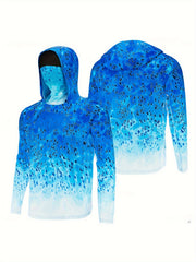 Men's UV Sun Protection Fishing Shirt Long Sleeve Hoodie