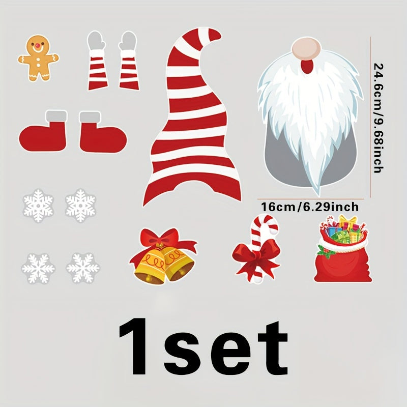 Christmas Dwarf Elf Magnetic Refrigerator Sticker Home Decor