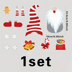 Christmas Dwarf Elf Magnetic Refrigerator Sticker Home Decor