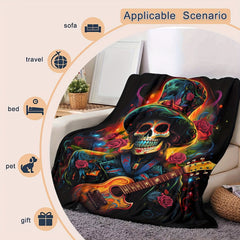 Soft Throw Blanket Modern Bed Sofa Outdoor Travel Use Gift