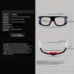 Sports Myopia Goggles Large Frame Anti-collision Glasses