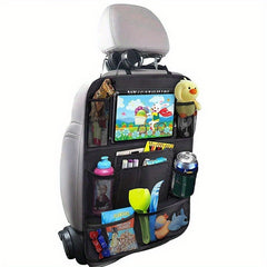 Car Back Seat Organizer Kick Proof Waterproof Toy Storage Bag