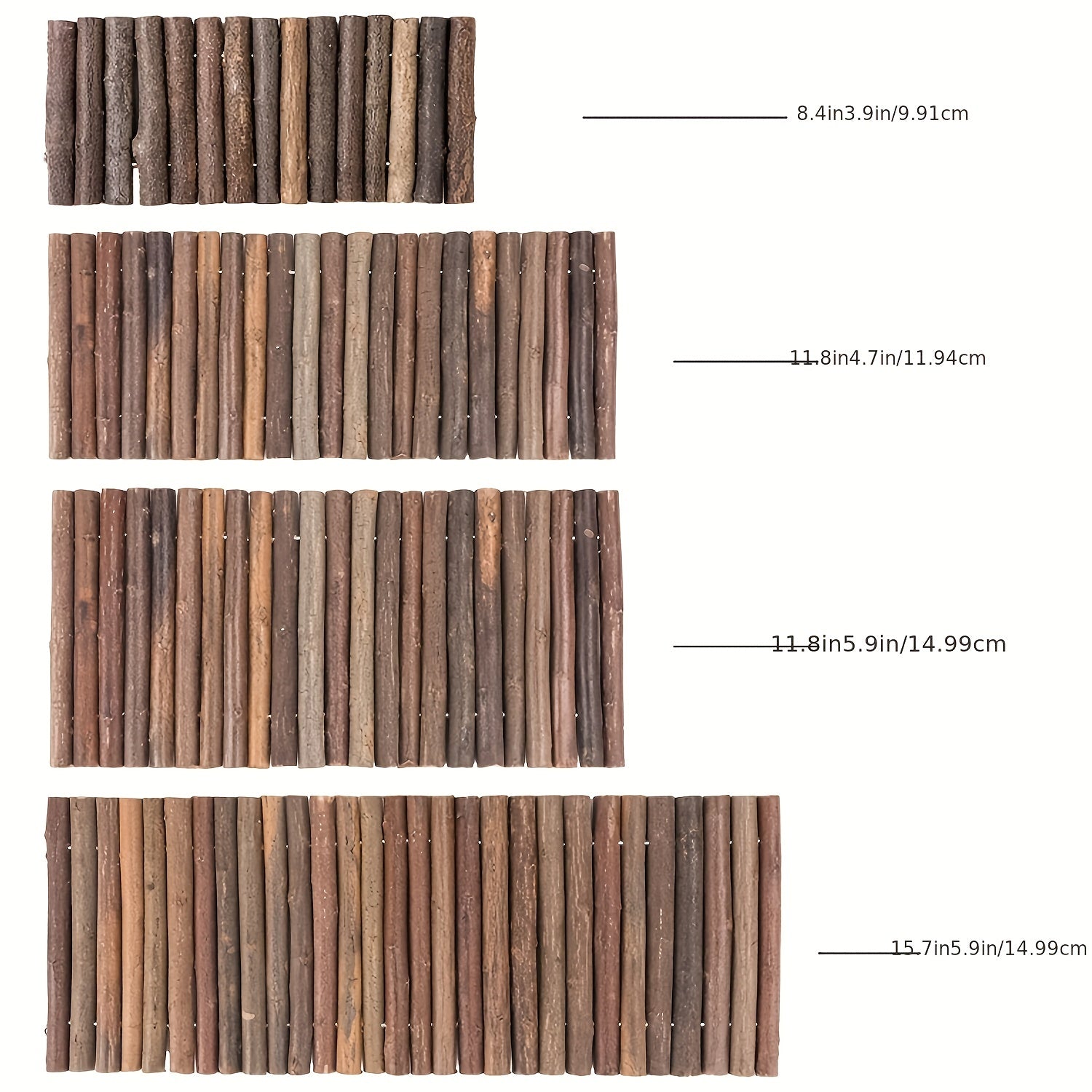 2pcs Wooden Ladder Bridges Hamster Mouse Rat Rodents Toys