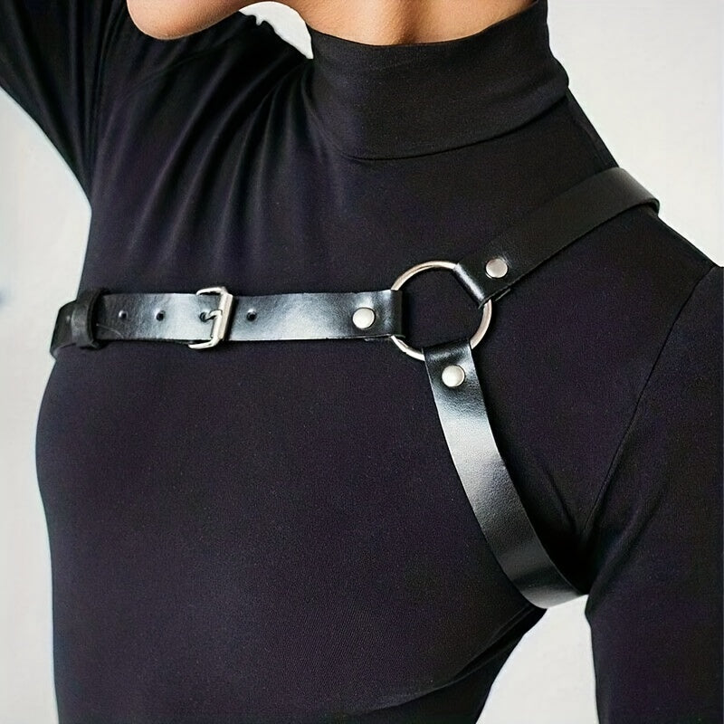 Gothic Hollow Out Body Suspenders Women's Lingerie