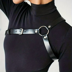 Gothic Hollow Out Body Suspenders Women's Lingerie
