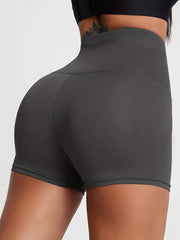 High Waist Yoga Sports Shorts Tummy Control Workout Women's Activewear
