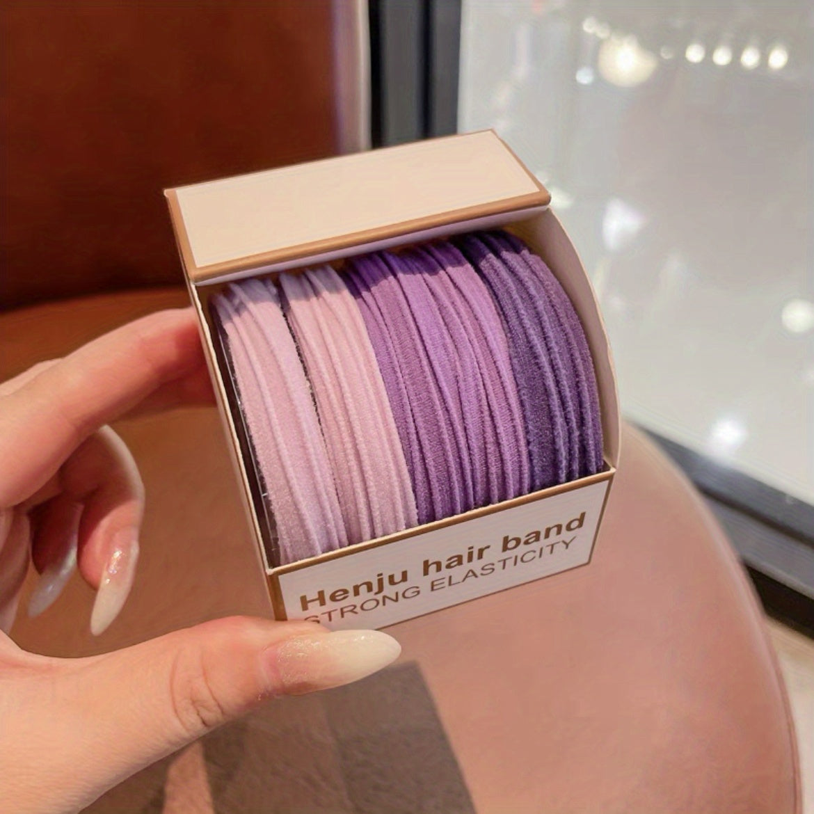 5pcs Colorful Hair Tie Hair Bands Ponytail Holders for Girls