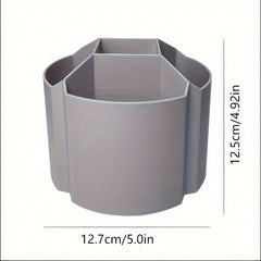 Modern Rotating Pen Holder Large Capacity Multifunctional Storage Box