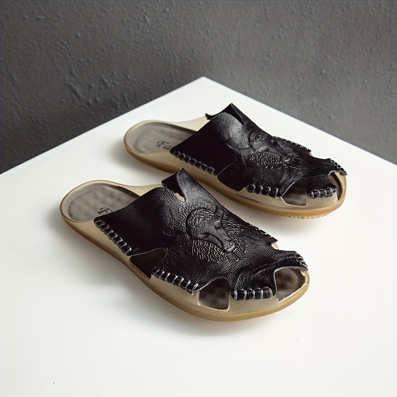 Men's Wear Resistant Non Slip Comfy Slides Beach Shoes