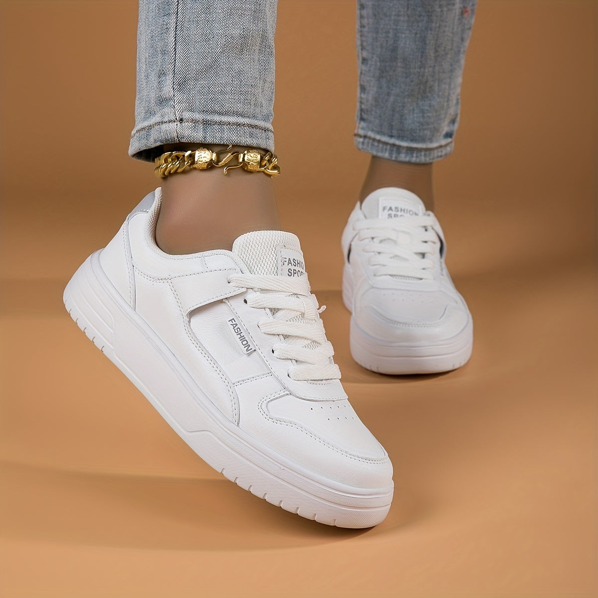 Women's Breathable Skate Shoes Casual Lace Up Outdoor Sneakers