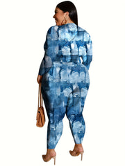 Women's Casual Letter Print Top & Pants Set