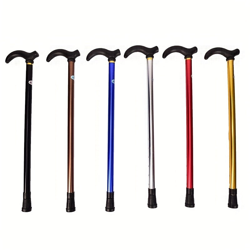 Telescopic Walking Stick Lightweight Hiking Cane Rubber Tips Aluminum