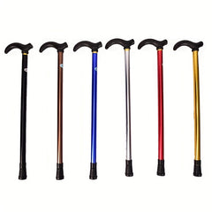 Telescopic Walking Stick Lightweight Hiking Cane Rubber Tips Aluminum