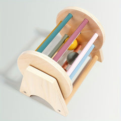 Wooden Rolling Drums Puzzle Spherical Music Toy