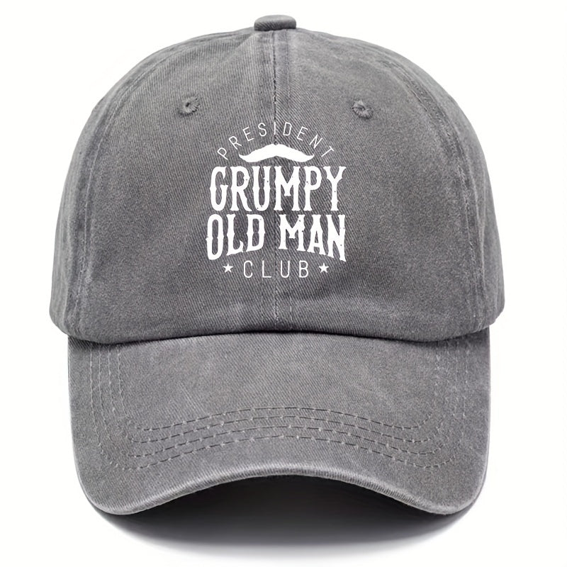 Vintage Distressed Letter Baseball Cap