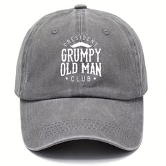 Vintage Distressed Letter Baseball Cap
