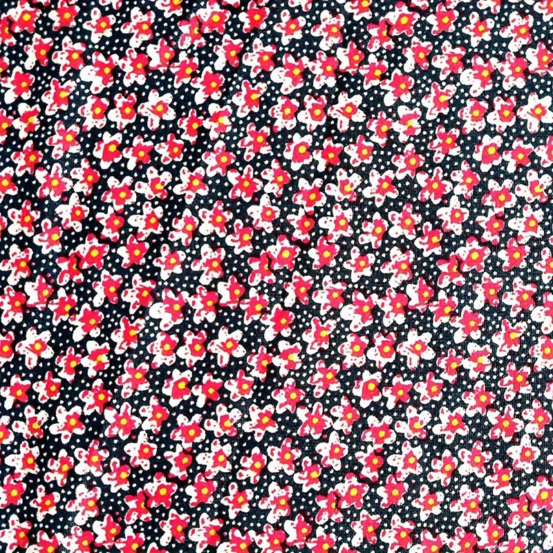 7pcs Velvet Fabric Flat Pattern Printing Cloth for DIY Box Bag Clothing