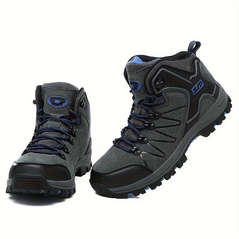 Men's High Top Hiking Boots Non Slip Lace Up Shoes