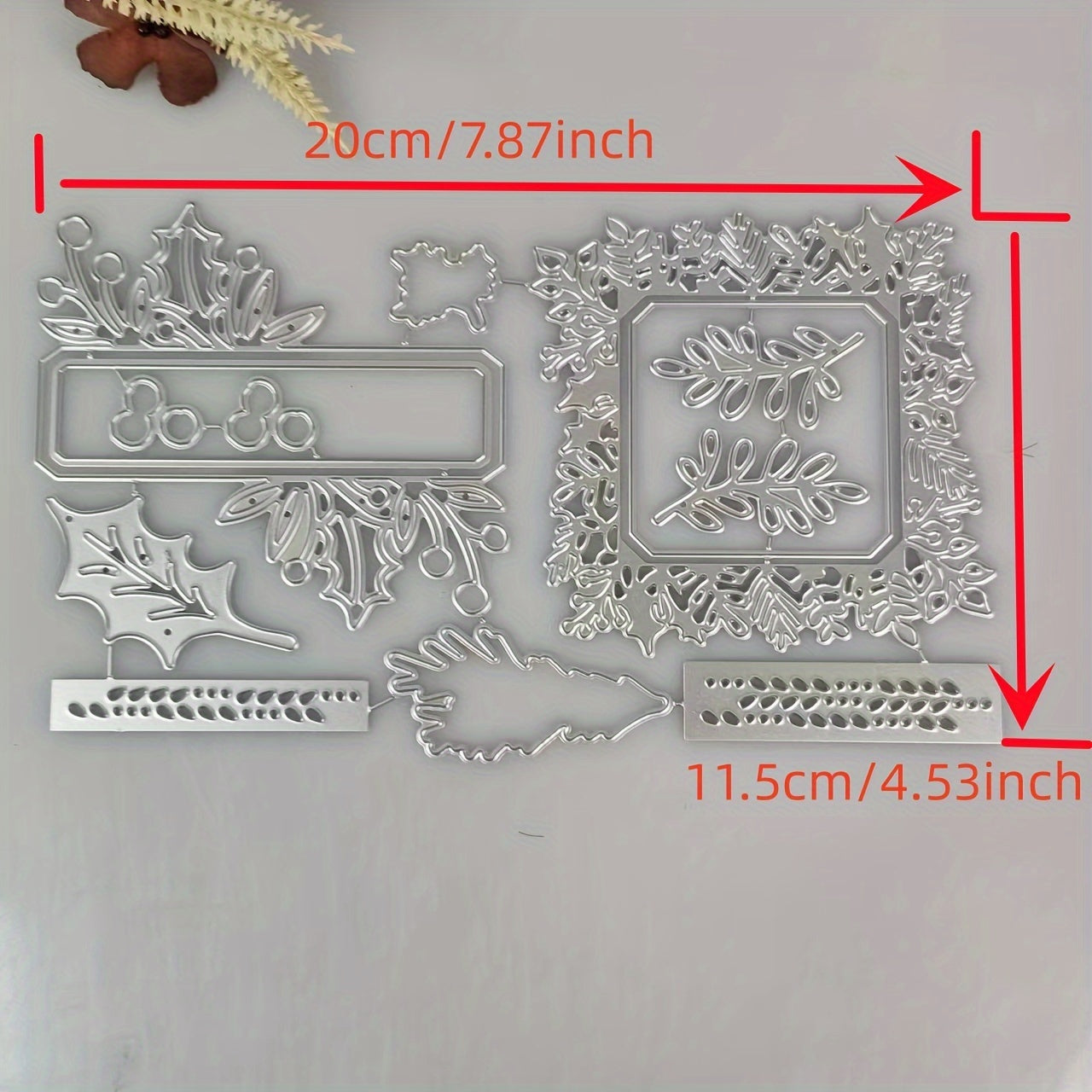 Christmas Metal Cutting Dies And Stamps Set For Scrapbooking Crafts