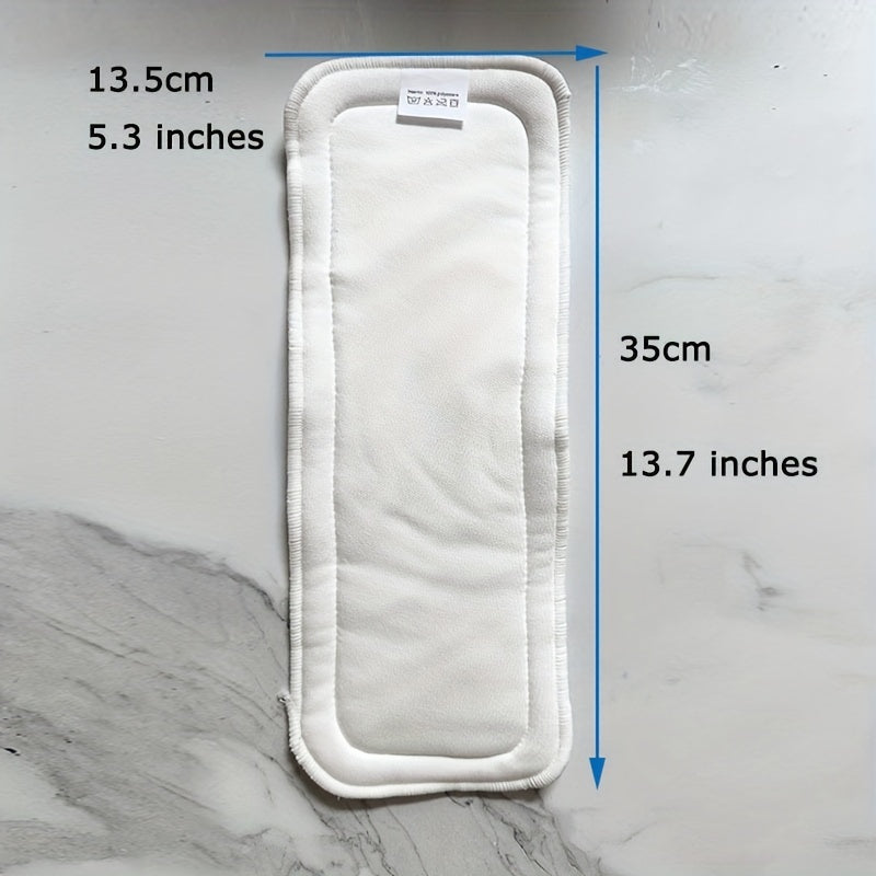 Bamboo Cotton Cloth Diaper Insert, Reusable Washable Baby Diaper