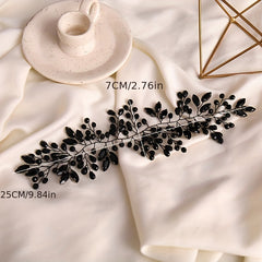 Colorful Crystal Beads Head Piece Bridal Headband Wedding Hair Accessories