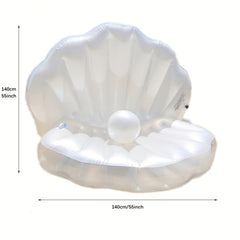 Inflatable Shell Shape Pool Float for Kids and Adults