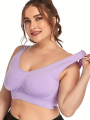Seamless Sports Bra Breathable Workout Bra
