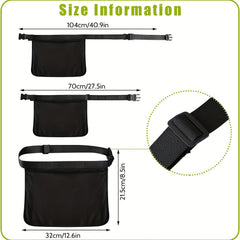 Nylon Tennis Ball Holder Waist Bag for Outdoor Sports