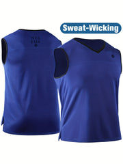 Men's Summer Sports Tank Top, Quick Dry Breathable Vest