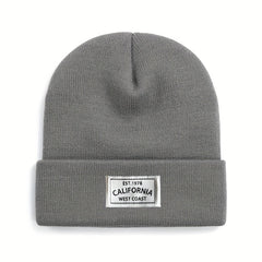 Winter Warm Knitted Hat Outdoor Beanie Ear Protection Hat