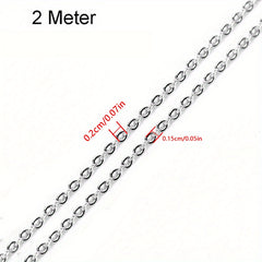Stainless Steel Welding Chain for DIY Jewelry Making