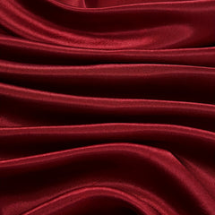 Red Big Scarf Bandana Satin Neckerchief Silk Head Wrap
