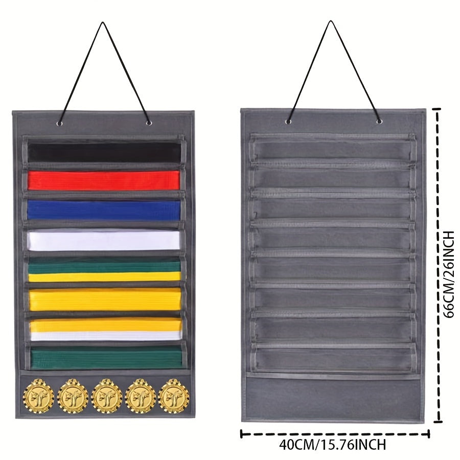 Taekwondo Belt Storage Bag For 8 Belts & 5 Medals