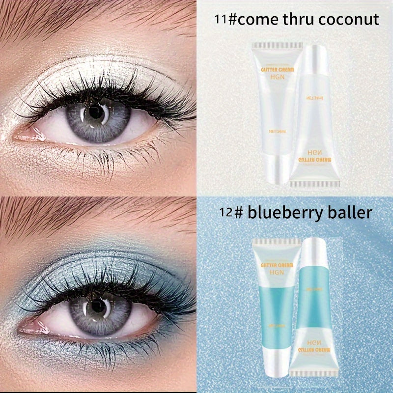 4 Colors Liquid Eyeshadow Stick Waterproof Makeup Girls Plum Orange