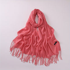 Warm Tassel Scarf Cashmere Neck Wrap