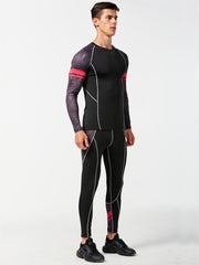 Men's Quick Drying Fitness Suit for Basketball Running Yoga