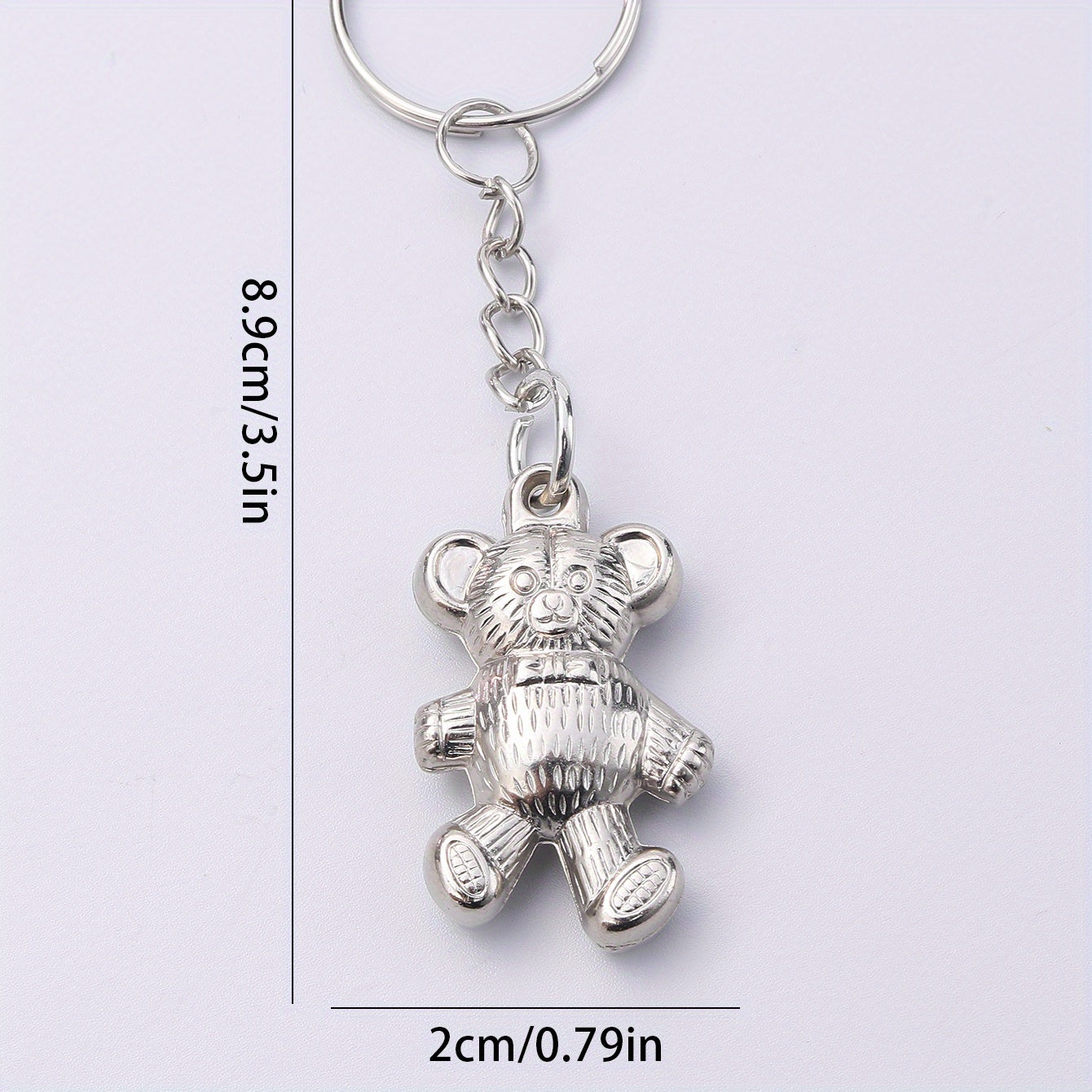 Bear Keychain for Men - Worker Bear Keychain
