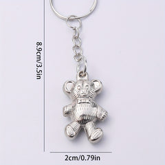 Bear Keychain for Men - Worker Bear Keychain