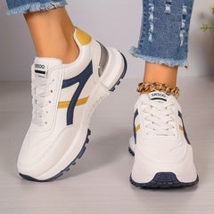 Women's Air Cushion Athletic Sneakers Anti-slip Lightweight Warm Running Shoes