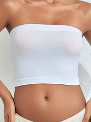 Women's Seamless Strapless Underwire Tube Bra