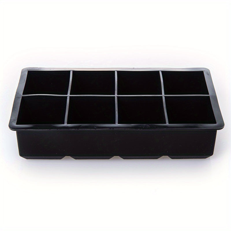 8-Grid Silica Gel Ice Cube Mould for Easy Ice Making
