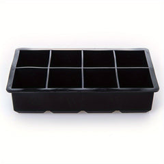 8-Grid Silica Gel Ice Cube Mould for Easy Ice Making