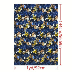 1yd High End Clothing Fabric DIY Clothes Pants Dress Quilt Manual Cutting