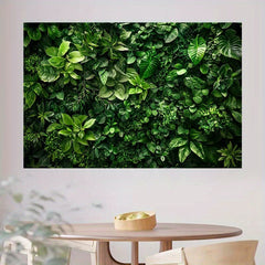 Green Plant Leaves Photography Backdrop for Nature Themed Decorations